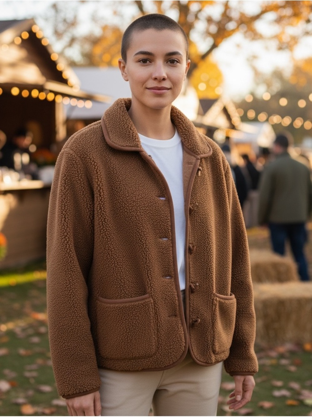 Orvis Medium Chestnut Teddy Jacket size medium